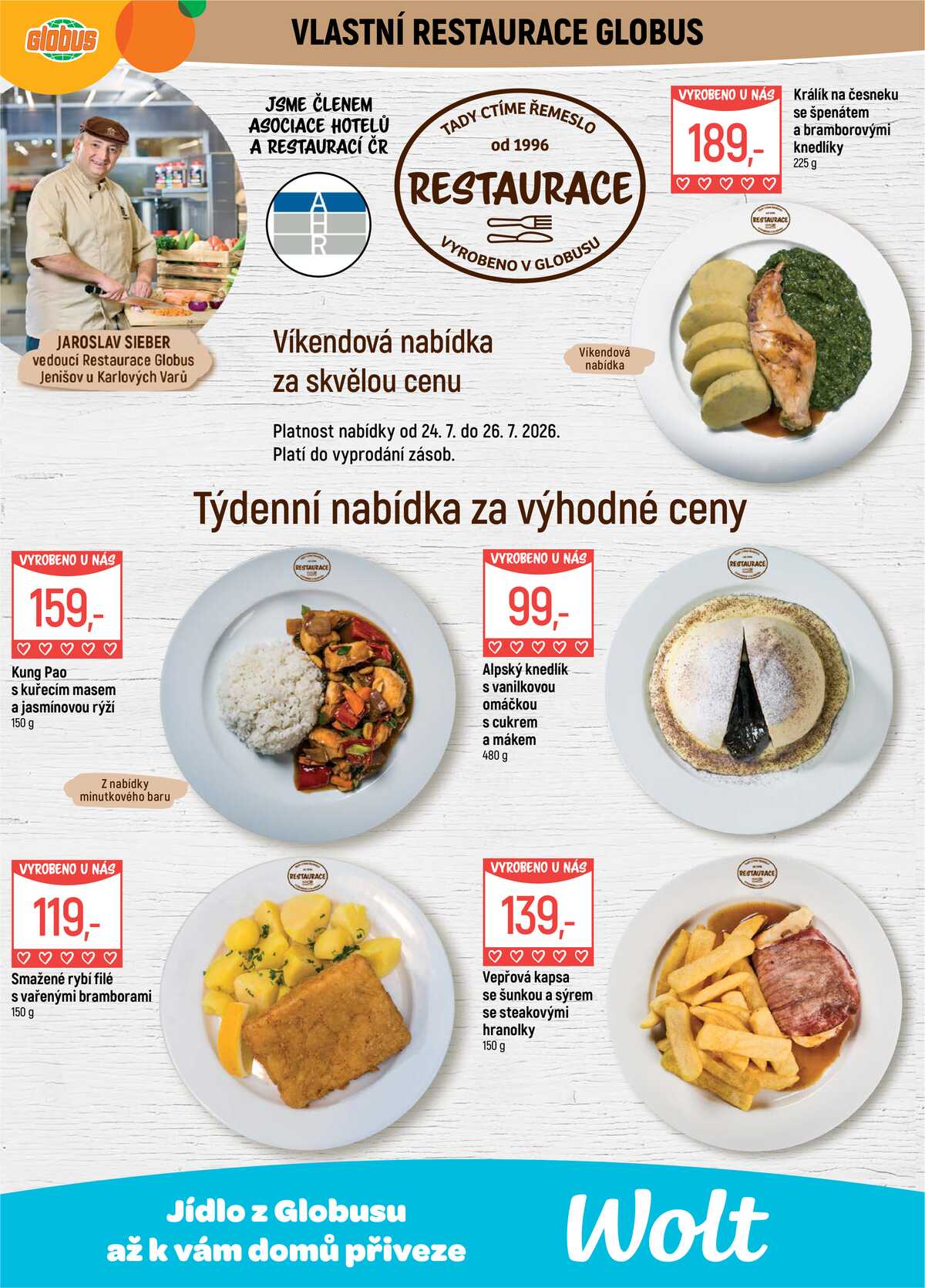 Akční leták Globus 22.7. - 28.7.2026 - Globus Jenišov u Karlových Varů strana 9