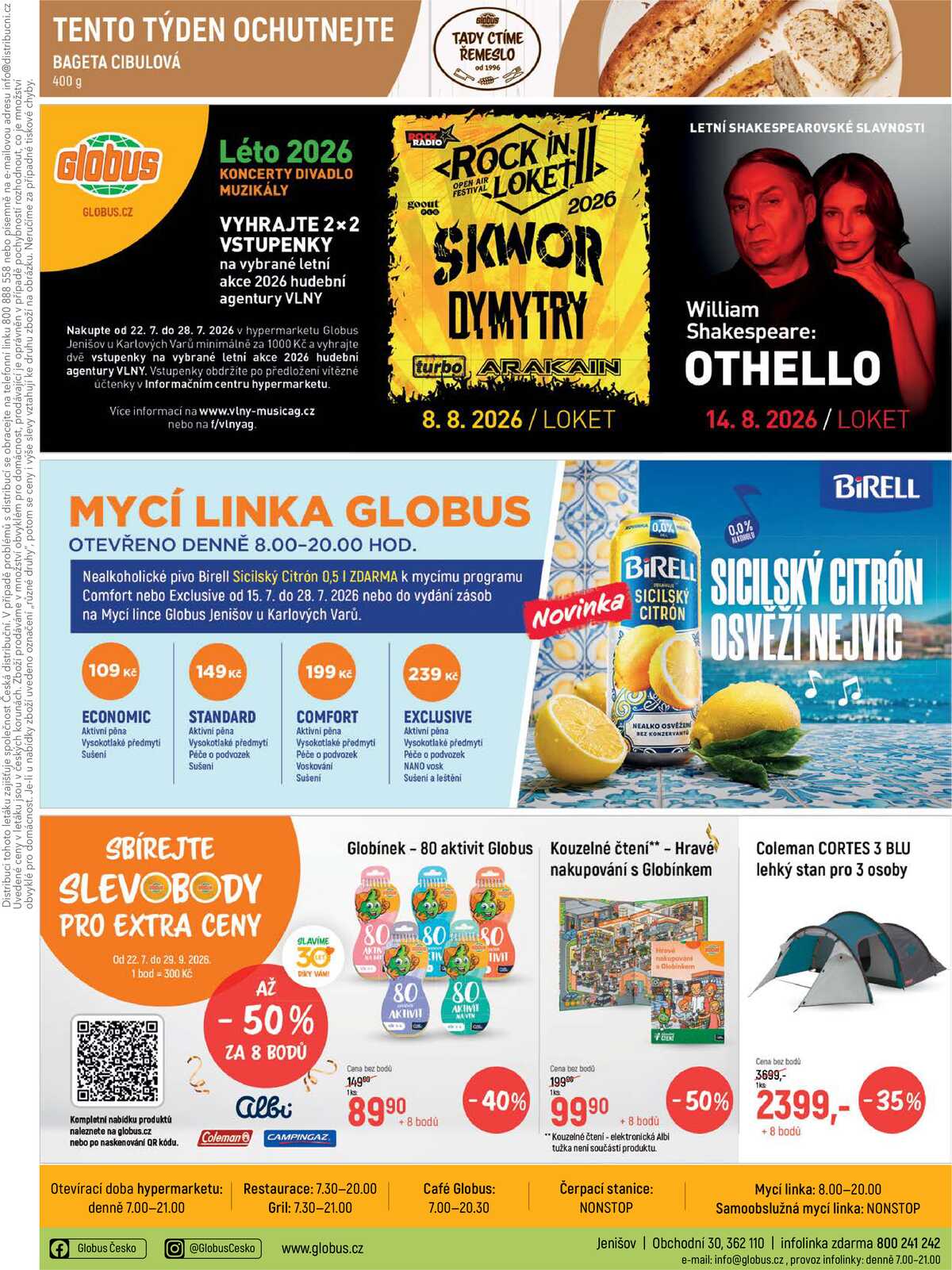 Akční leták Globus 22.7. - 28.7.2026 - Globus Jenišov u Karlových Varů strana 36