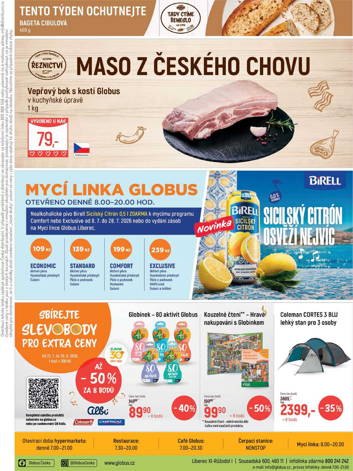 Akční leták Globus 22.7. - 28.7.2026 - Globus Liberec strana 36