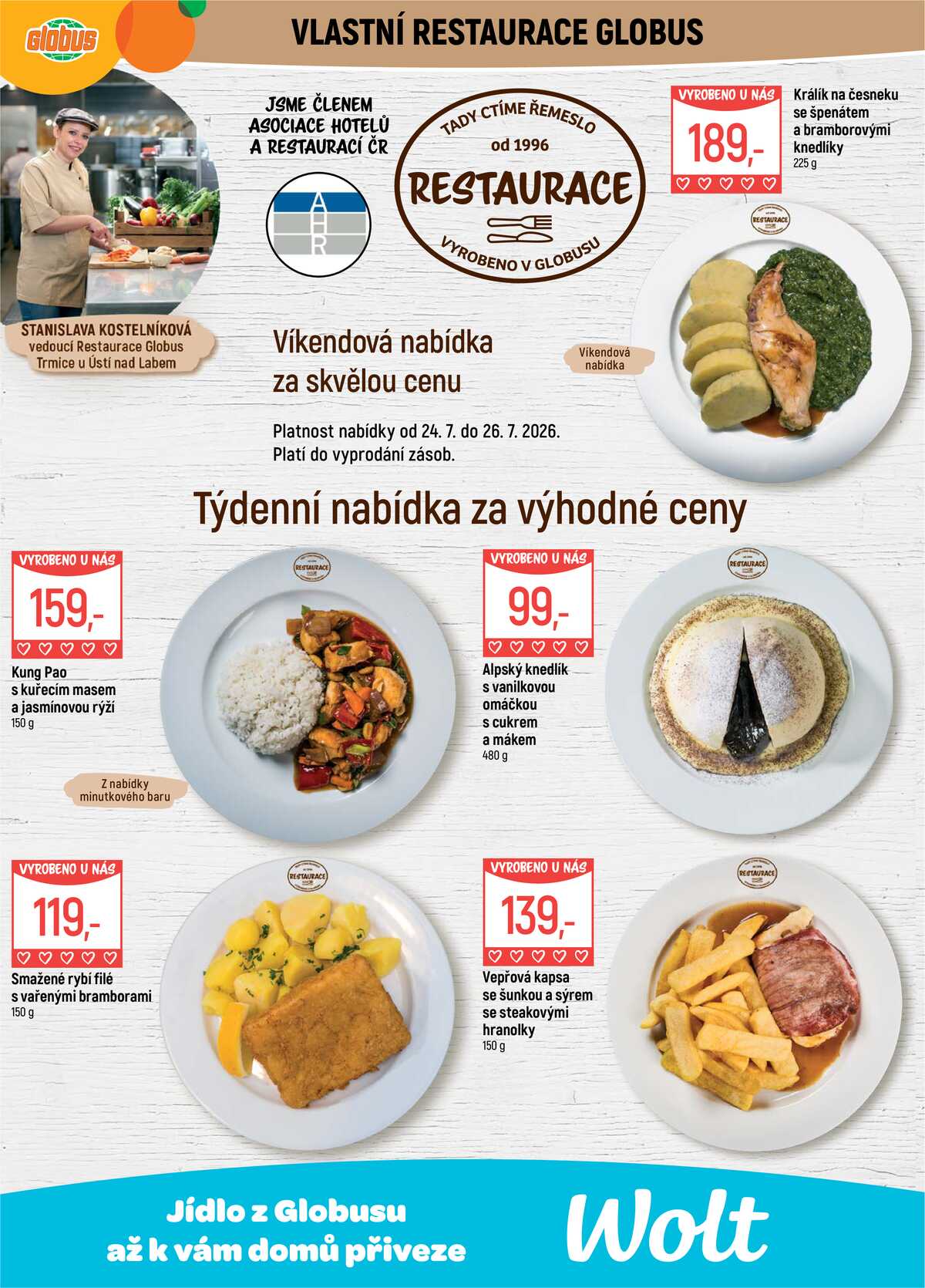 Akční leták Globus 22.7. - 28.7.2026 - Globus Trmice u Ústí nad Labem strana 9