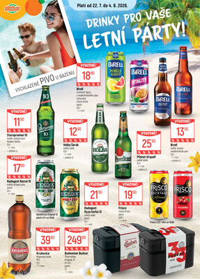 Akční leták Globus 22.7. - 4.8.2026 - Globus Brno Ivanovice