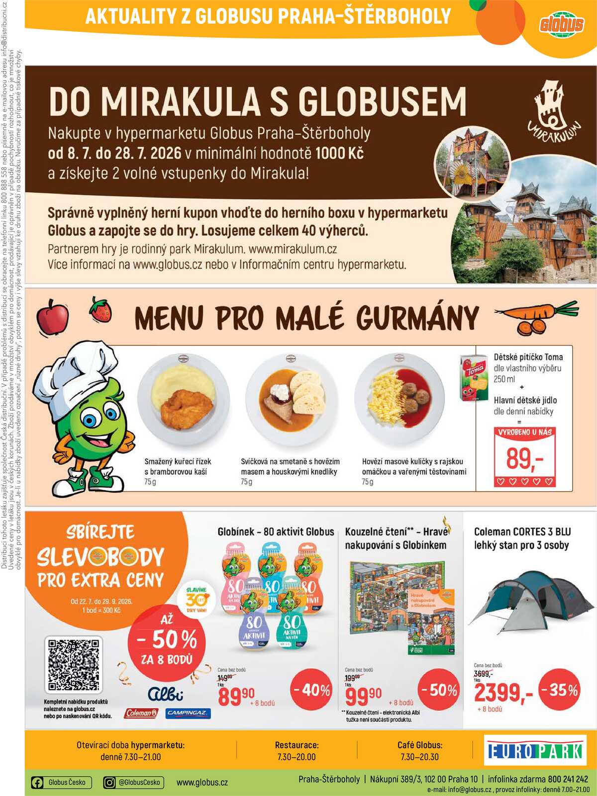 Akční leták Globus 22.7. - 28.7.2026 - Globus Praha - Štěrboholy strana 32