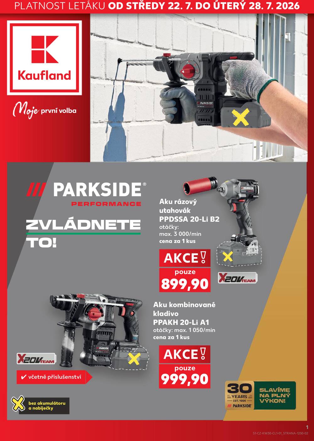Leták Kaufland - Kaufland - Spotřební zboží - 22.7. - 28.7.2026 - strana 1 Leták Kaufland - Kaufland - Spotřební zboží - 22.7. - 28.7.2026 - strana 1