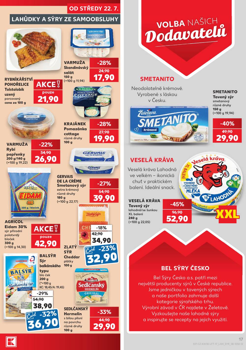Leták Kaufland - Kaufland 22.7. - 28.7. - Kaufland - Rokycany - strana 17 Leták Kaufland - Kaufland 22.7. - 28.7. - Kaufland - Rokycany - strana 17