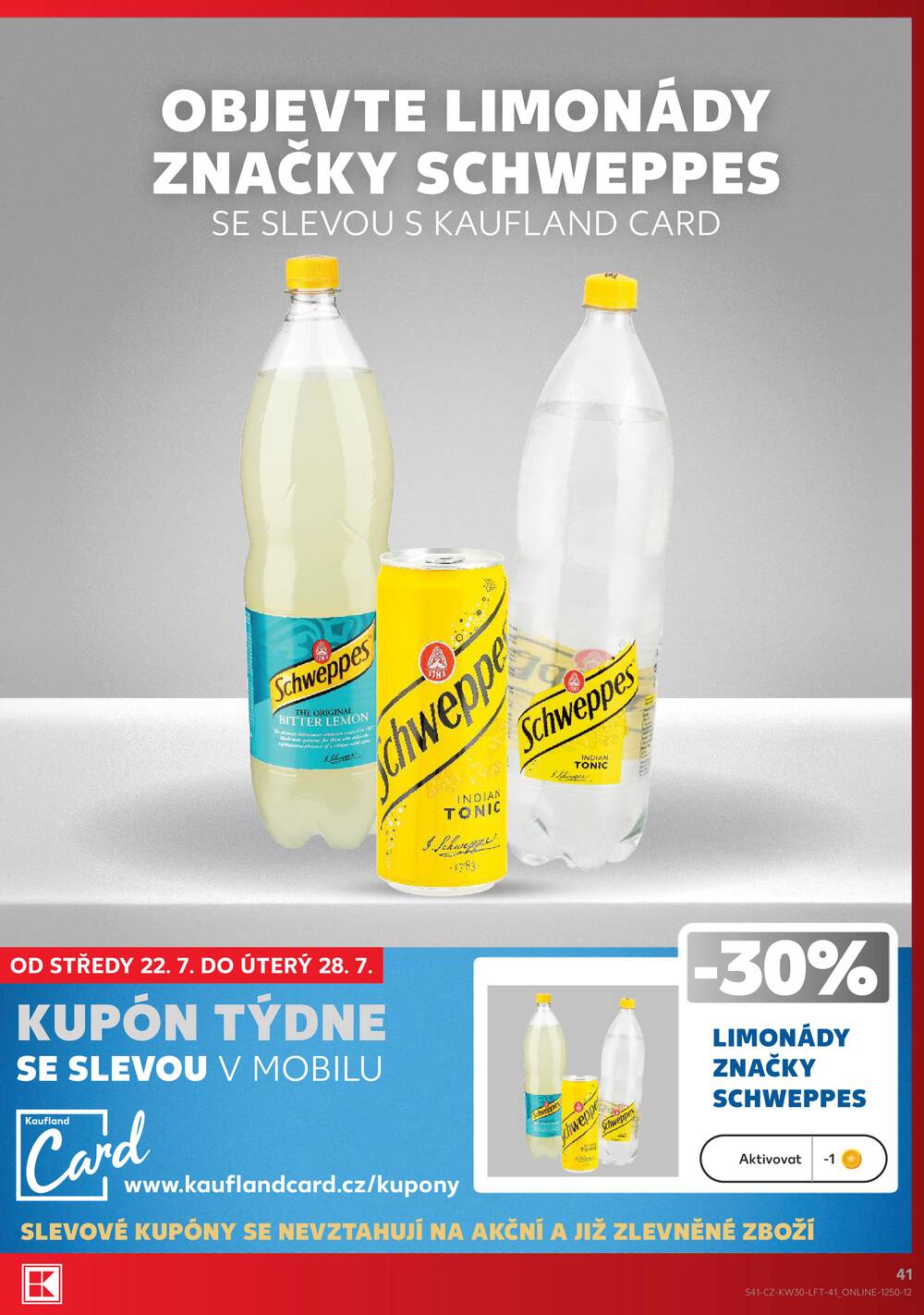 Leták Kaufland - Kaufland 22.7. - 28.7. - Kaufland - Veselí nad Lužnicí - Budějovická - strana 41 Leták Kaufland - Kaufland 22.7. - 28.7. - Kaufland - Veselí nad Lužnicí - Budějovická - strana 41
