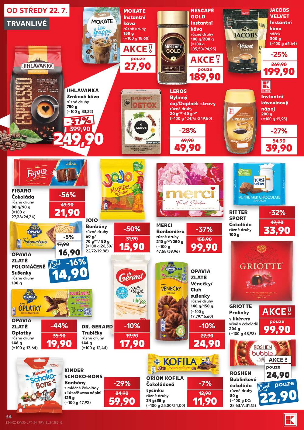 Leták Kaufland - Kaufland 22.7. - 28.7. - Kaufland - Beroun - strana 34 Leták Kaufland - Kaufland 22.7. - 28.7. - Kaufland - Beroun - strana 34