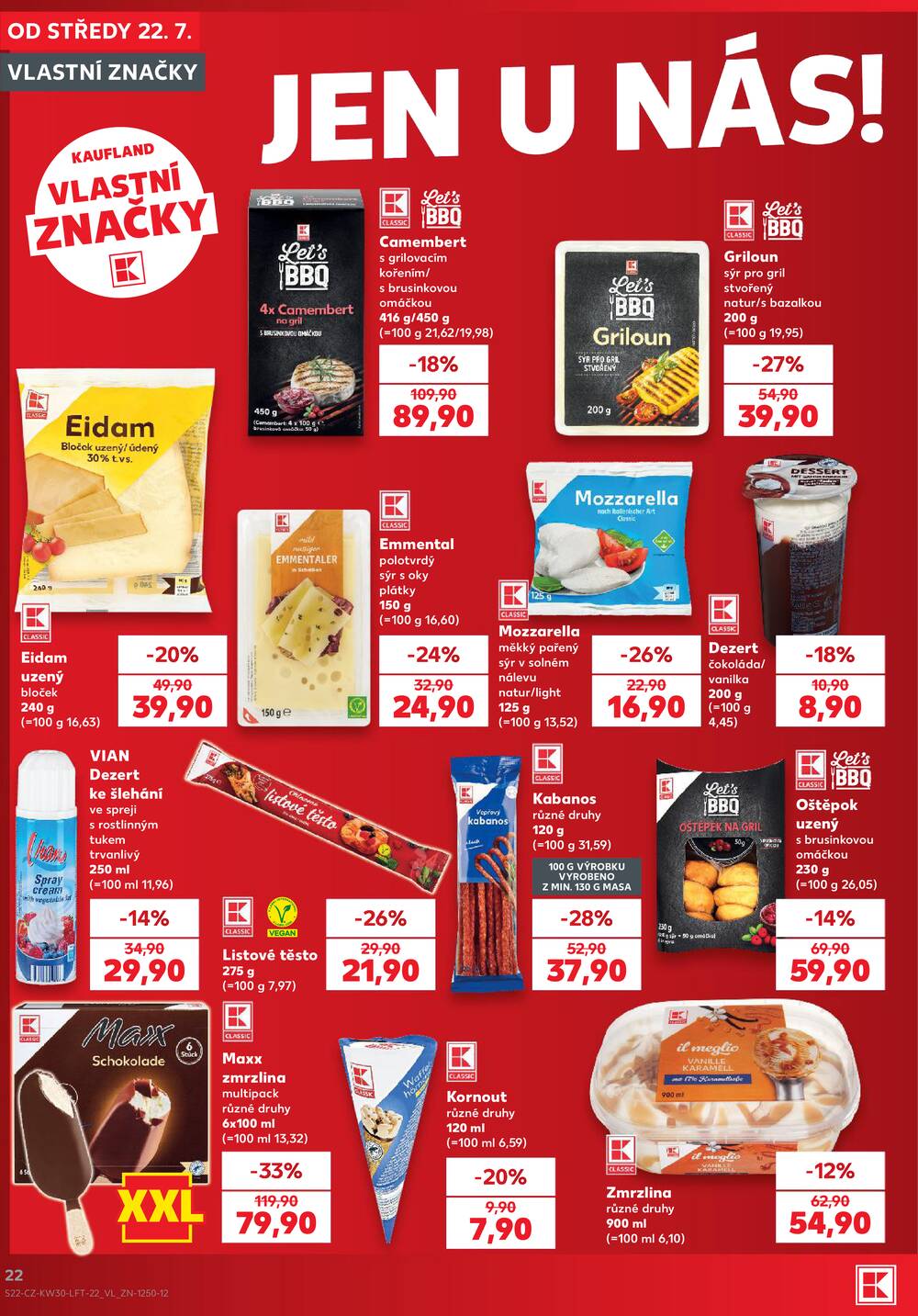 Kaufland 22.7. - 28.7. - Kaufland - Třinec - Lyžbice