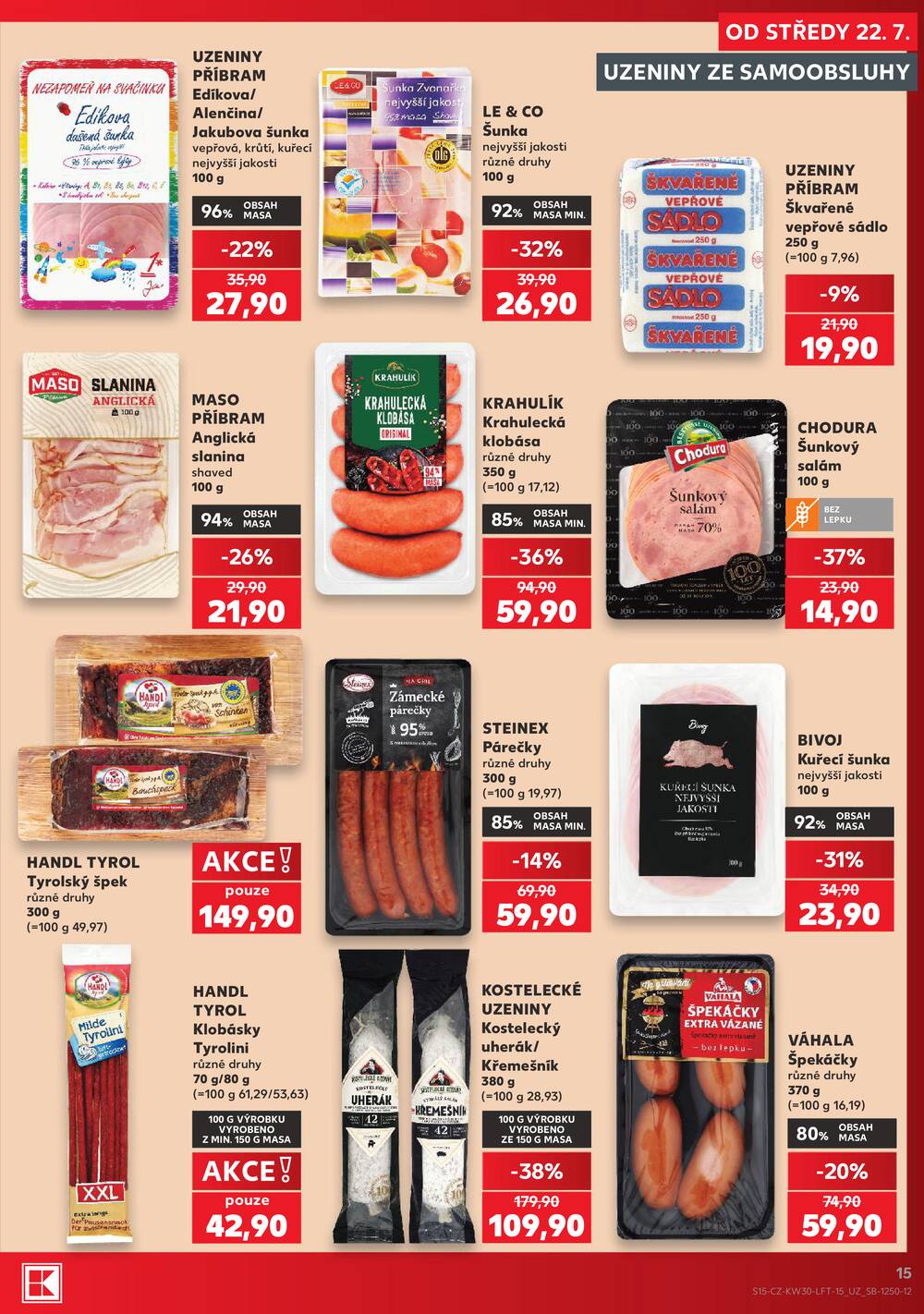 Kaufland 22.7. - 28.7. - Kaufland - Prostějov (Olomoucká)