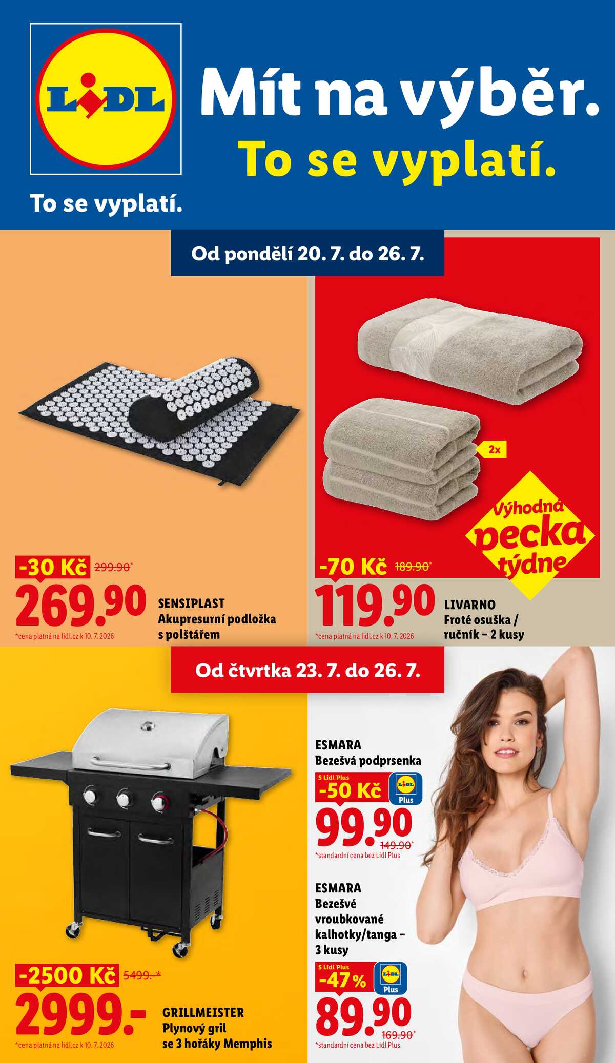Lidl Spotřební zboží 20.7. - 26.7. strana 1
