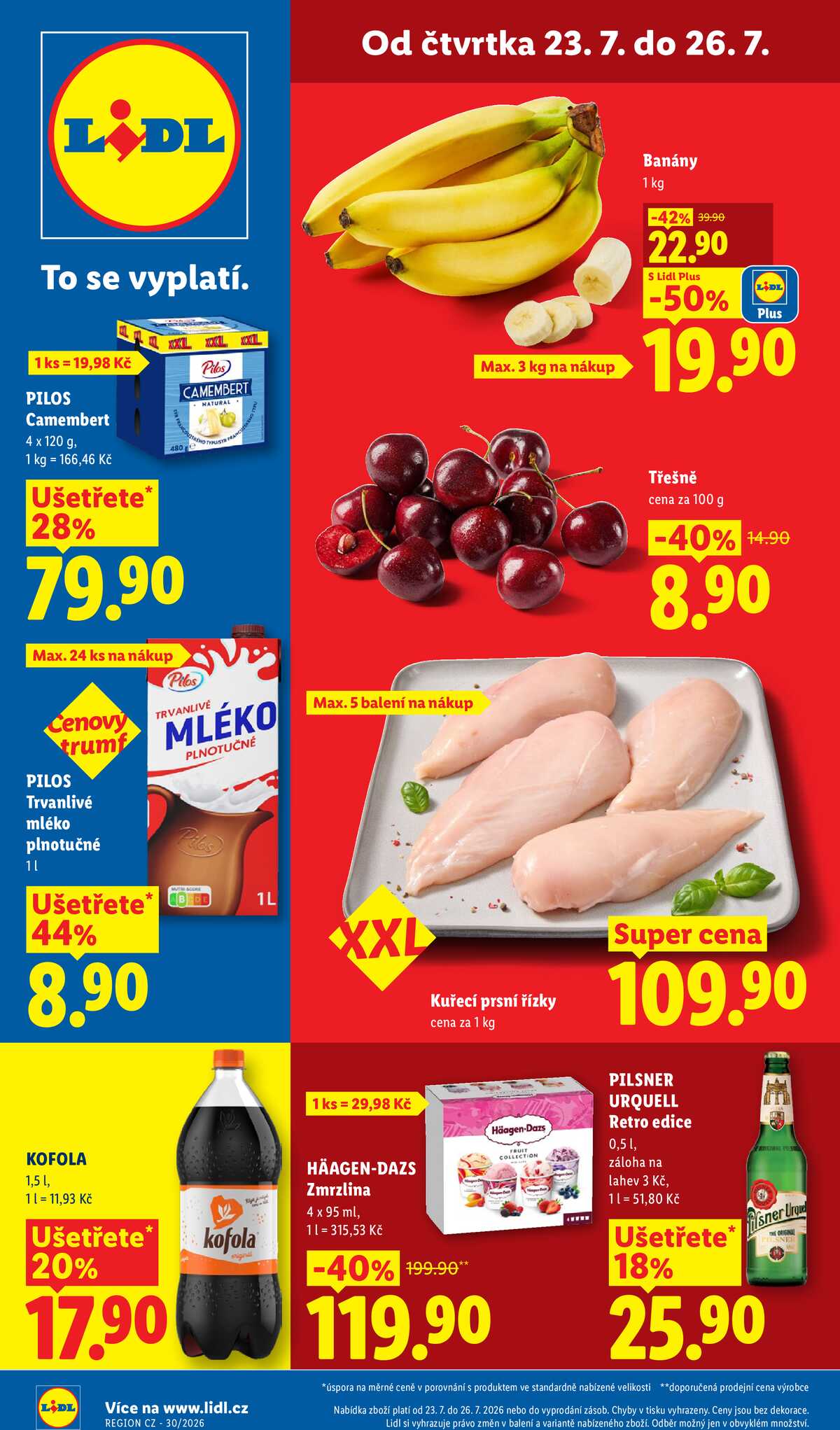 Lidl Čtvrtek od 23.7. do 26.7.2026 strana 1