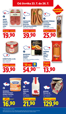 Lidl Čtvrtek od 23.7. do 26.7.2026