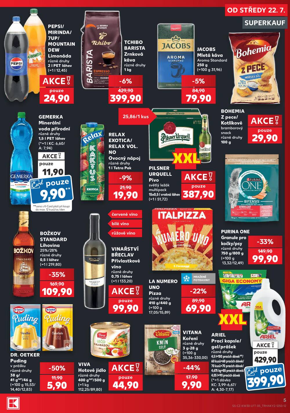 Leták Kaufland - Kaufland 22.7. - 28.7. - Kaufland - Brno - Ponava - strana 5