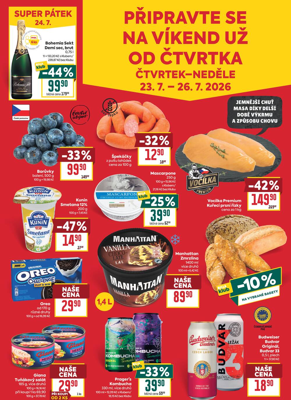 Leták BILLA - BILLA malý leták od 22.7. do 28.7.2026 - strana 7 Leták BILLA - BILLA malý leták od 22.7. do 28.7.2026 - strana 7