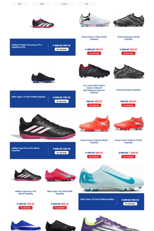 Intersport Kopačky a míče - 18. 7. 2026