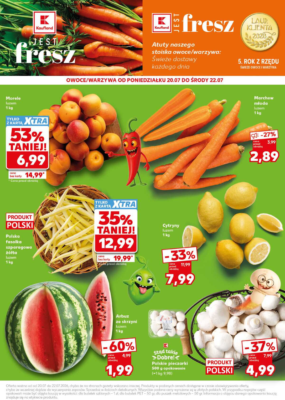 Leták Kaufland Polsko 20.7.-22.7.2026 - Silný start strana 3