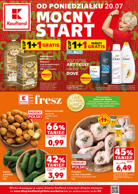 Leták Kaufland Polsko 20.7.-22.7.2026 - Silný start