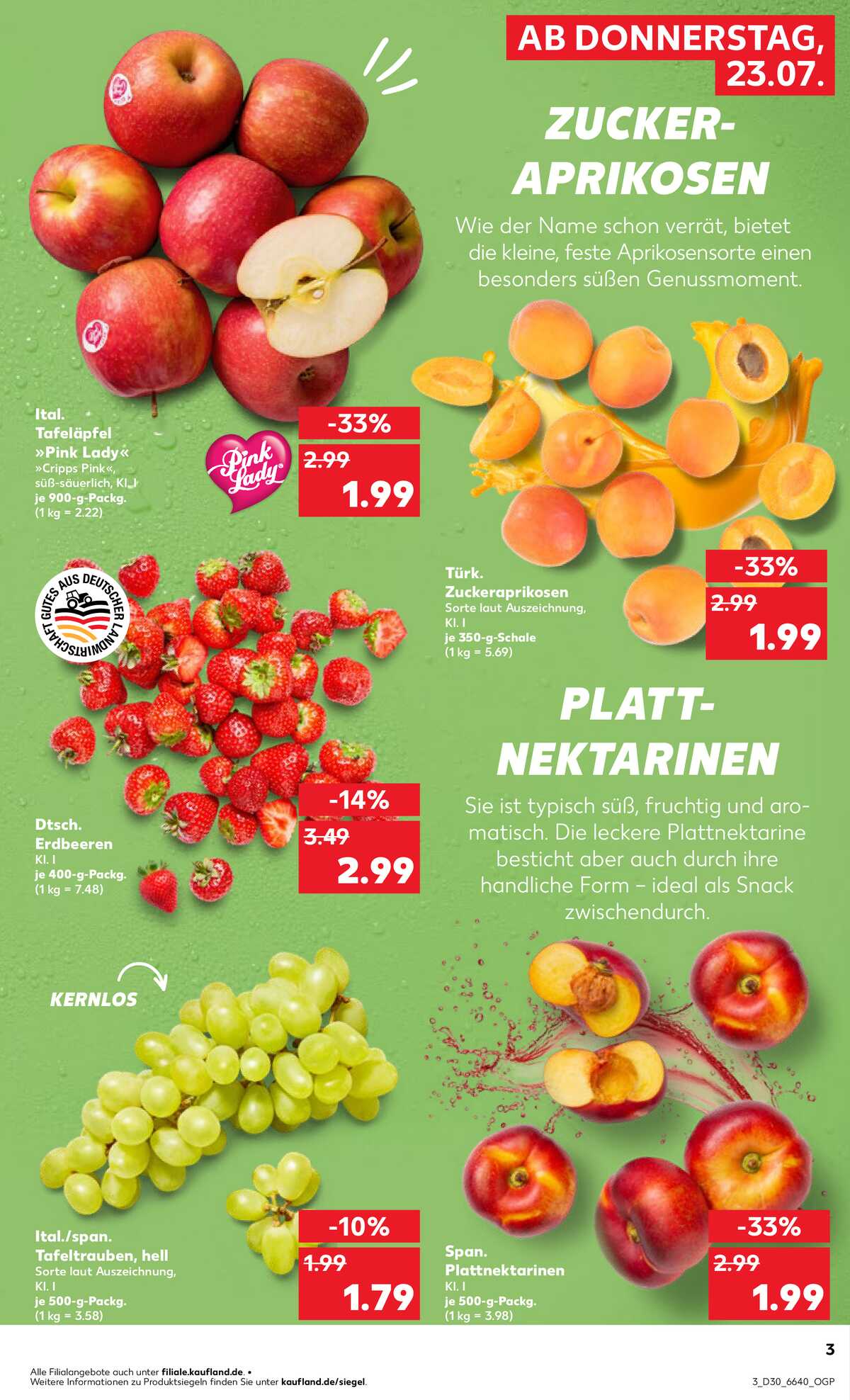 Leták Kaufland Německo 23.7.-29.7.2026 strana 3