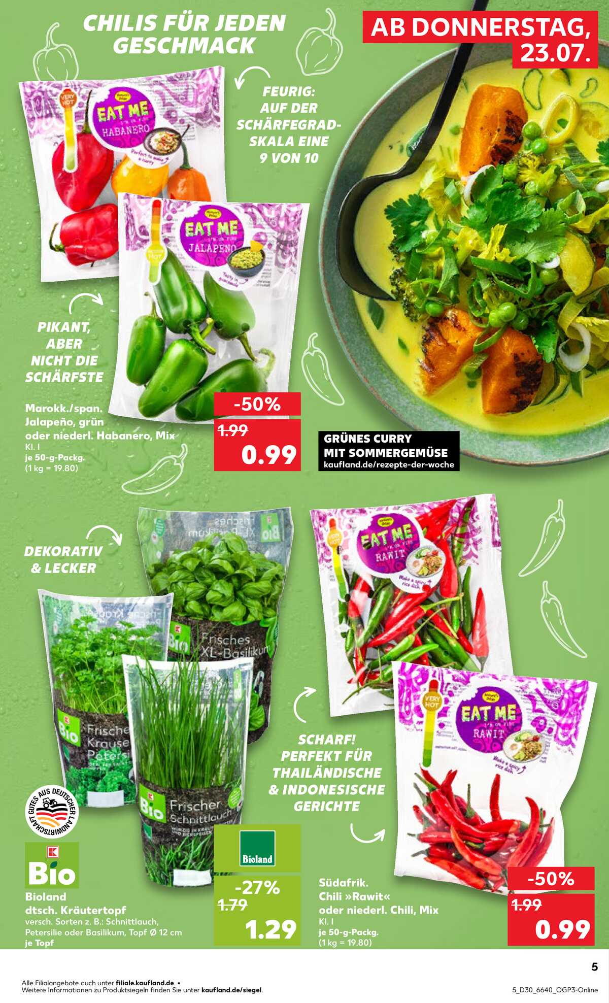Leták Kaufland Německo 23.7.-29.7.2026 strana 5