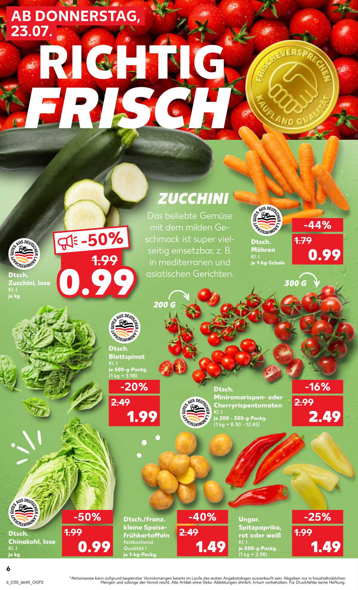 Leták Kaufland Německo 23.7.-29.7.2026 strana 6