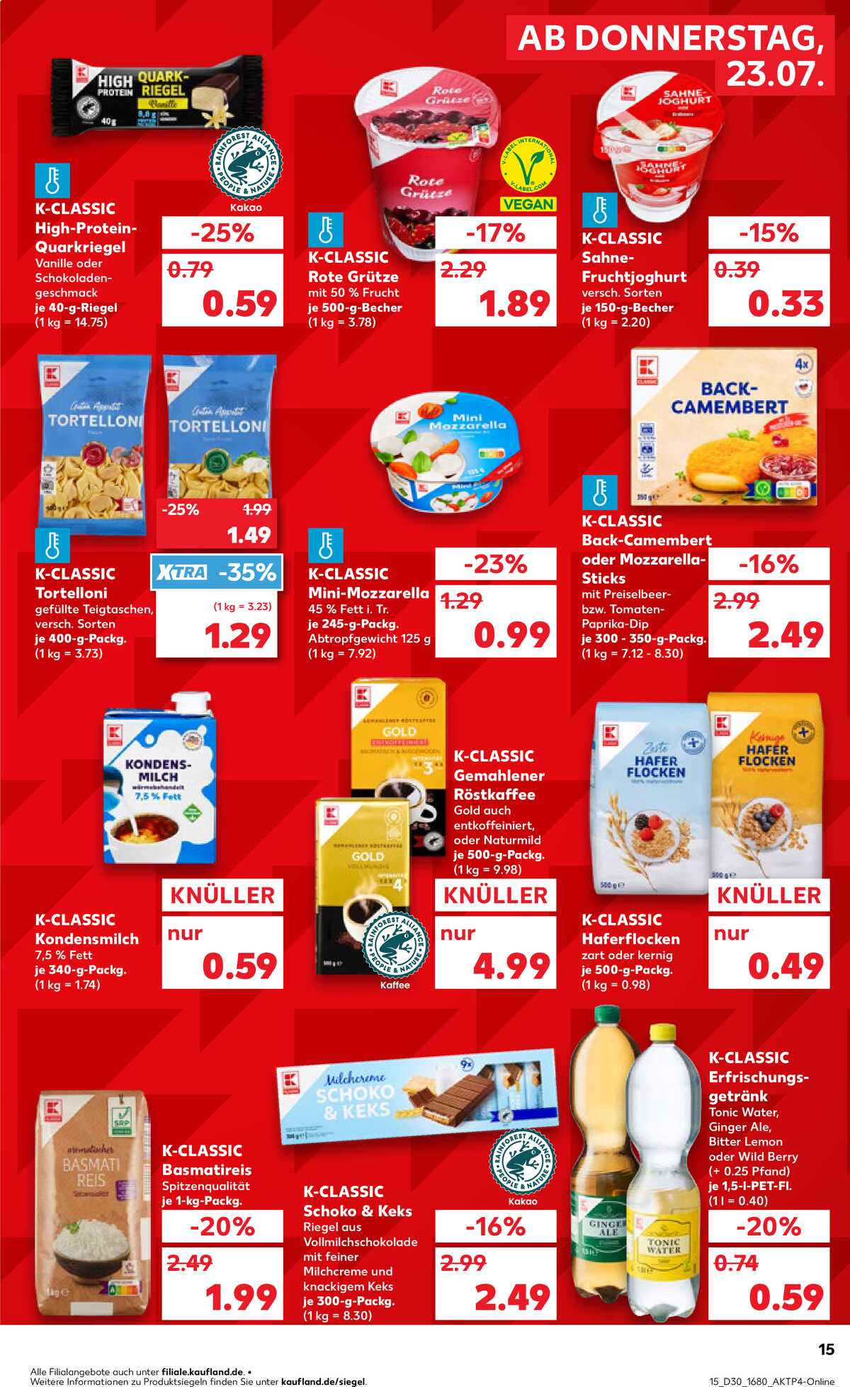 Leták Kaufland Německo 23.7.-29.7.2026 strana 15