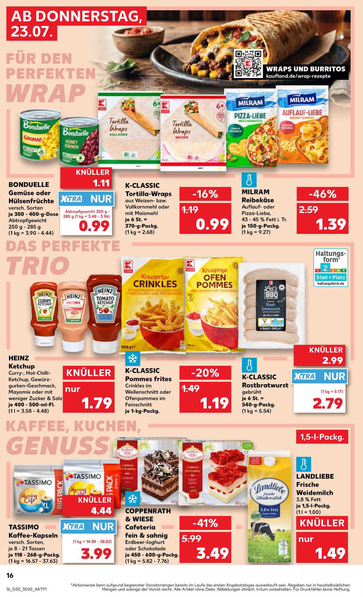 Leták Kaufland Německo 23.7.-29.7.2026 strana 16