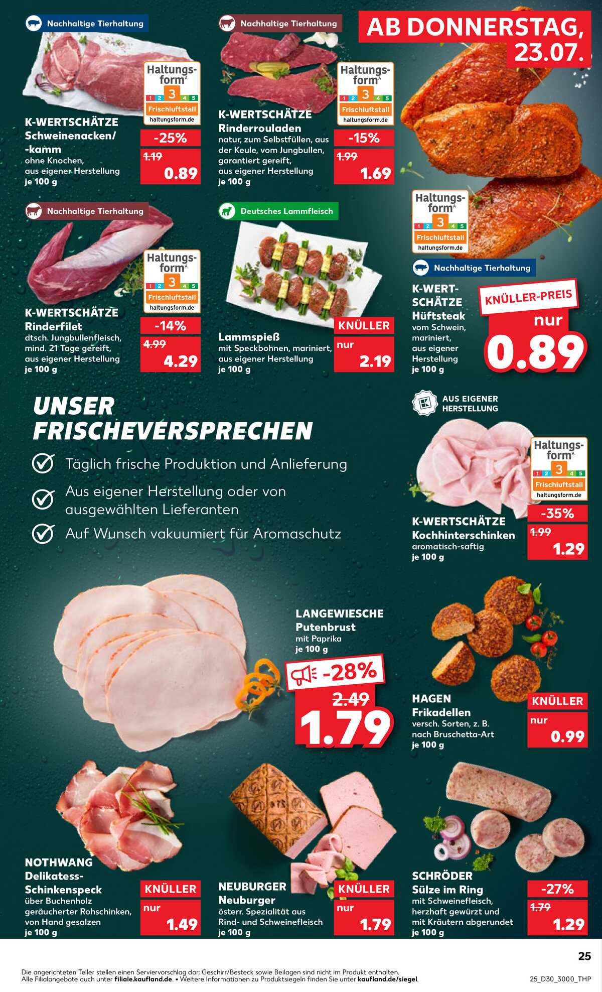 Leták Kaufland Německo 23.7.-29.7.2026 strana 25