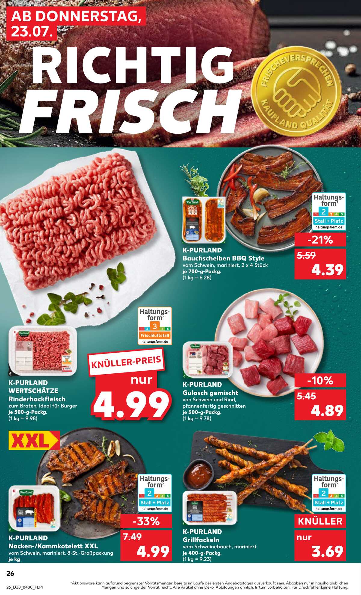 Leták Kaufland Německo 23.7.-29.7.2026 strana 26