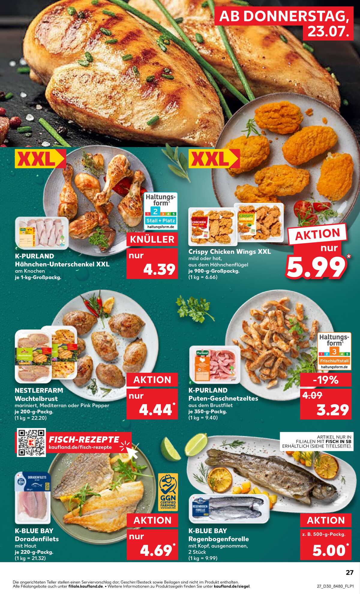 Leták Kaufland Německo 23.7.-29.7.2026 strana 27