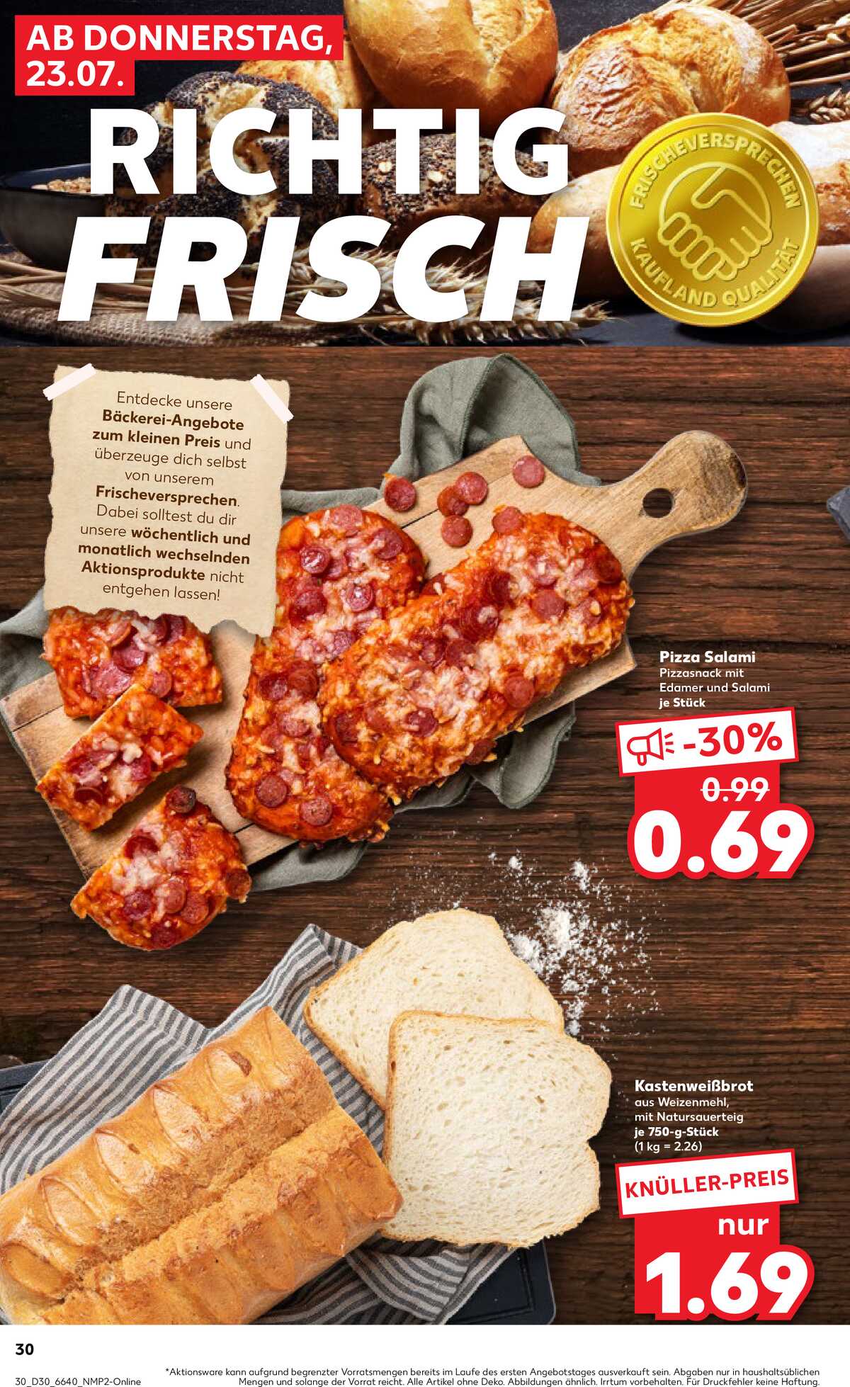 Leták Kaufland Německo 23.7.-29.7.2026 strana 30