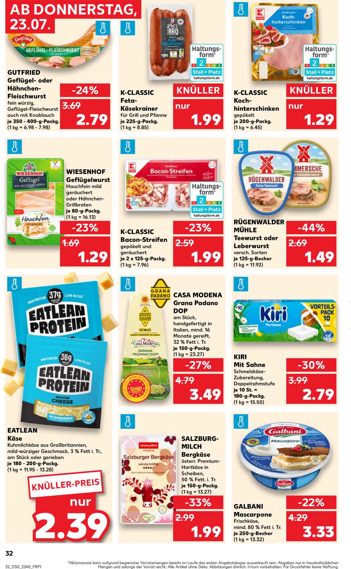 Leták Kaufland Německo 23.7.-29.7.2026 strana 32