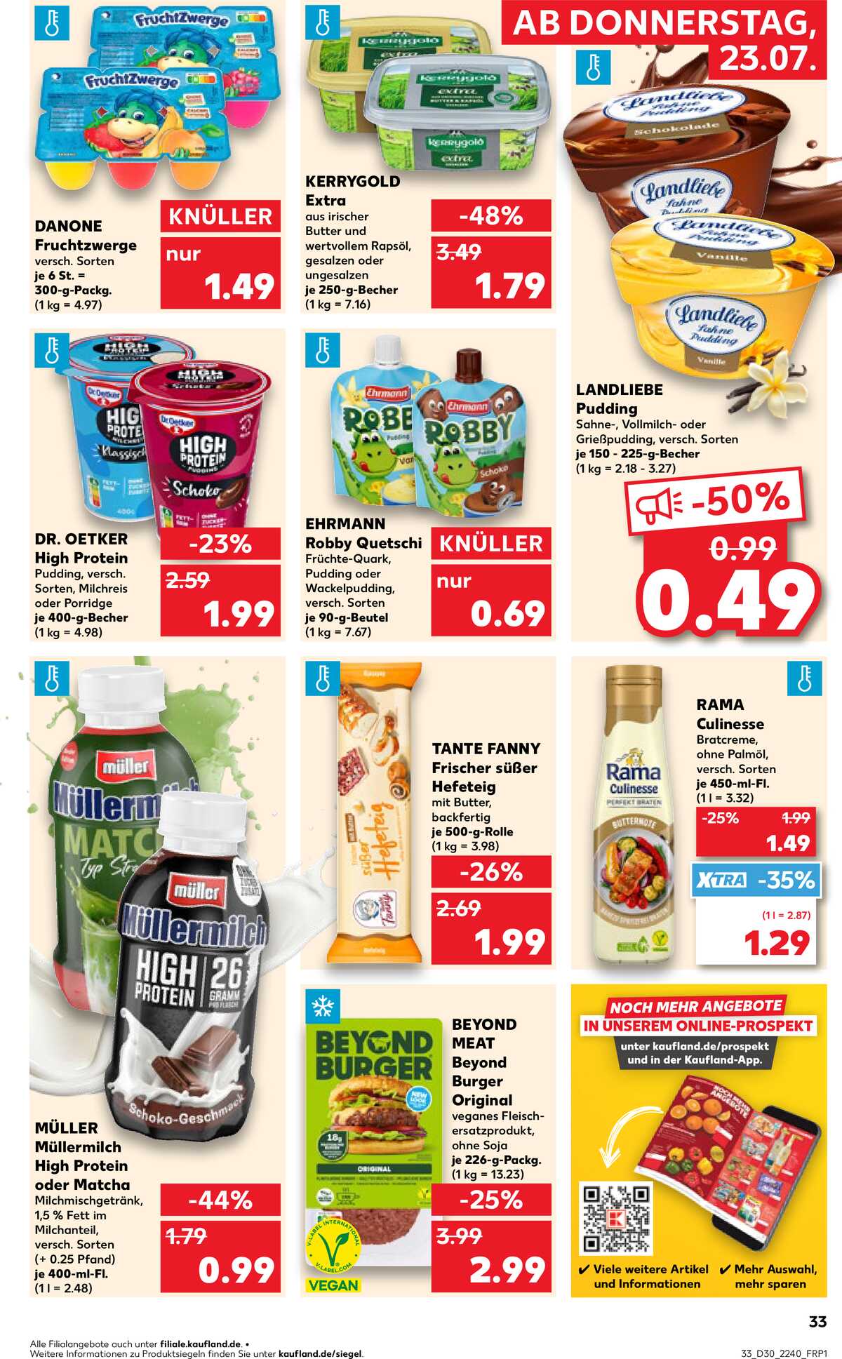 Leták Kaufland Německo 23.7.-29.7.2026 strana 33