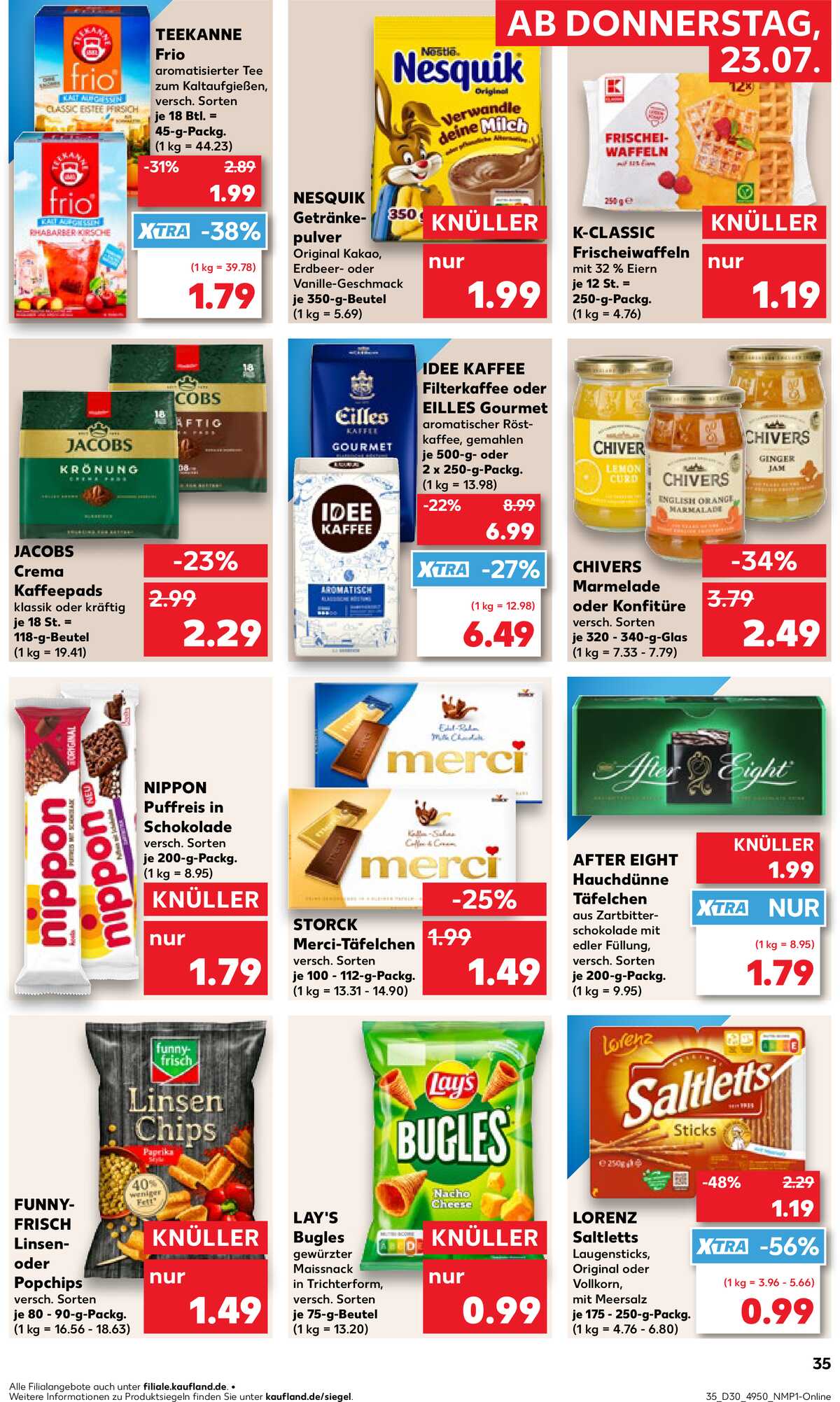 Leták Kaufland Německo 23.7.-29.7.2026 strana 35