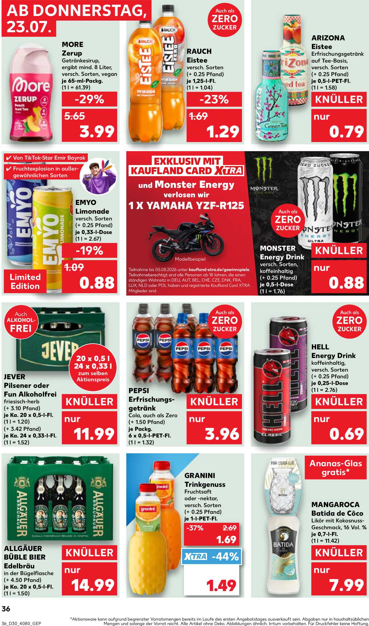 Leták Kaufland Německo 23.7.-29.7.2026 strana 36