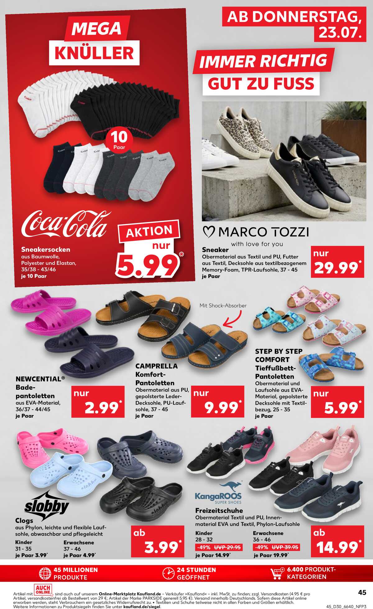 Leták Kaufland Německo 23.7.-29.7.2026 strana 45