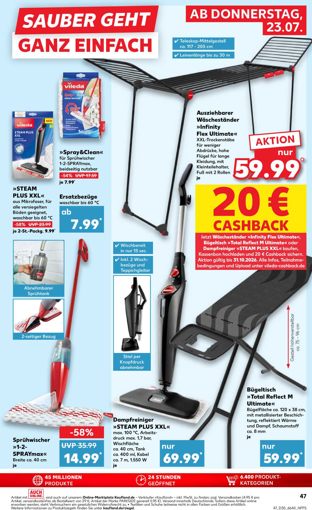 Leták Kaufland Německo 23.7.-29.7.2026 strana 47