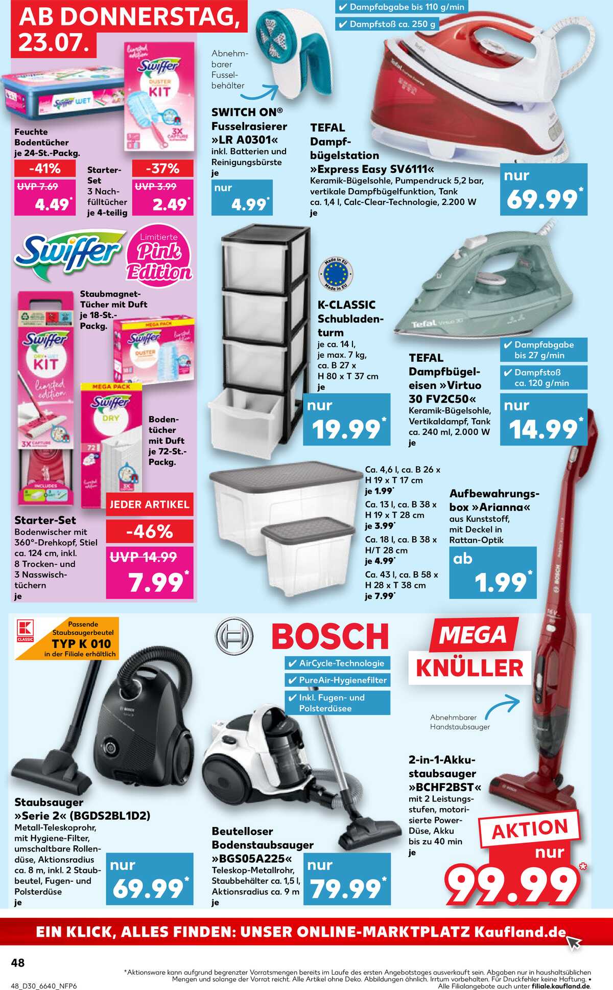 Leták Kaufland Německo 23.7.-29.7.2026 strana 48