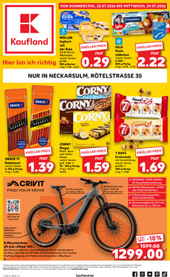 Leták Kaufland Německo 23.7.-29.7.2026