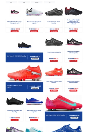 Intersport Kopačky a míče - 21. 7. 2026