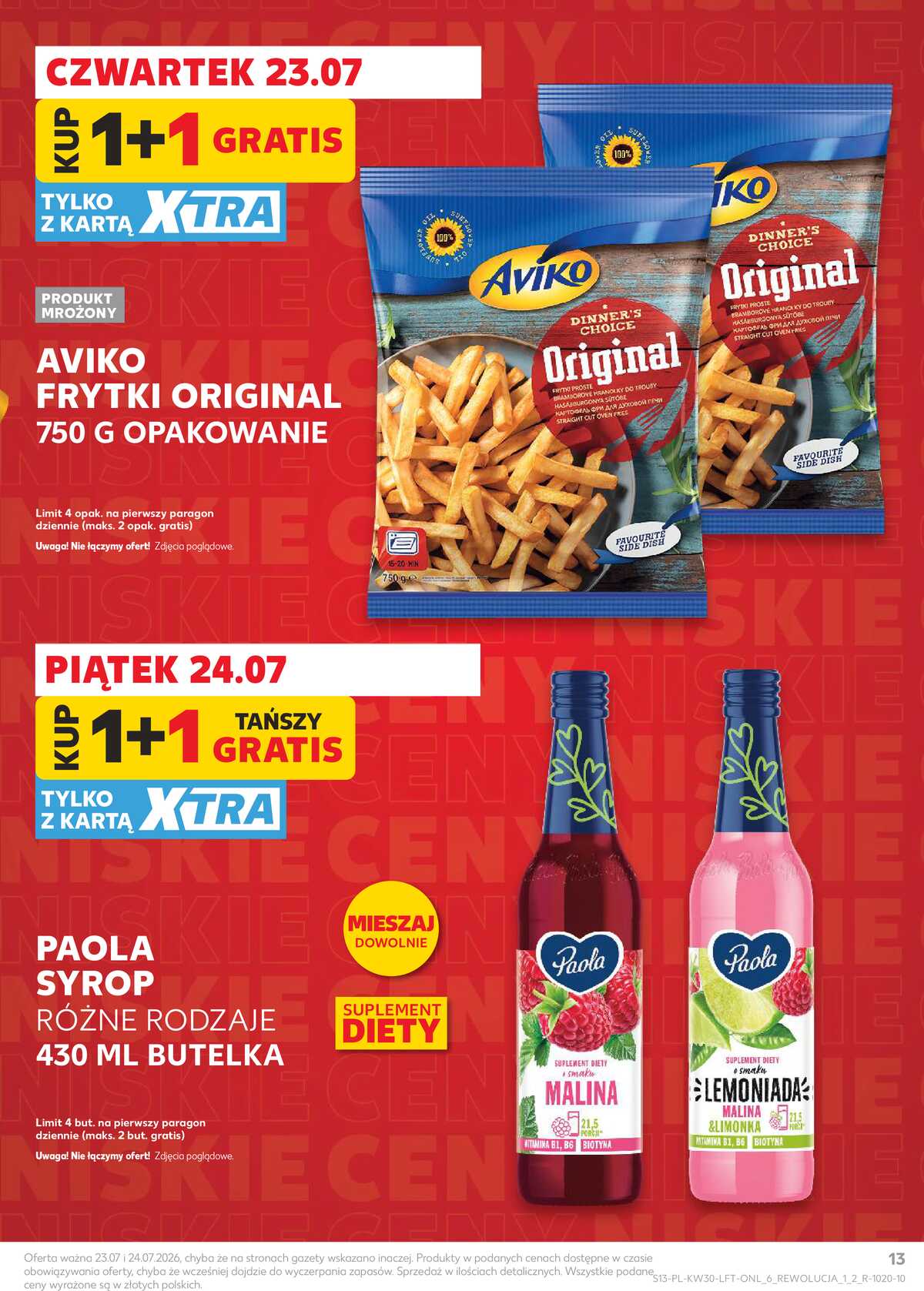 Leták Kaufland Polsko 23.7.-29.7.2026 - Týdenní zpravodaj strana 13