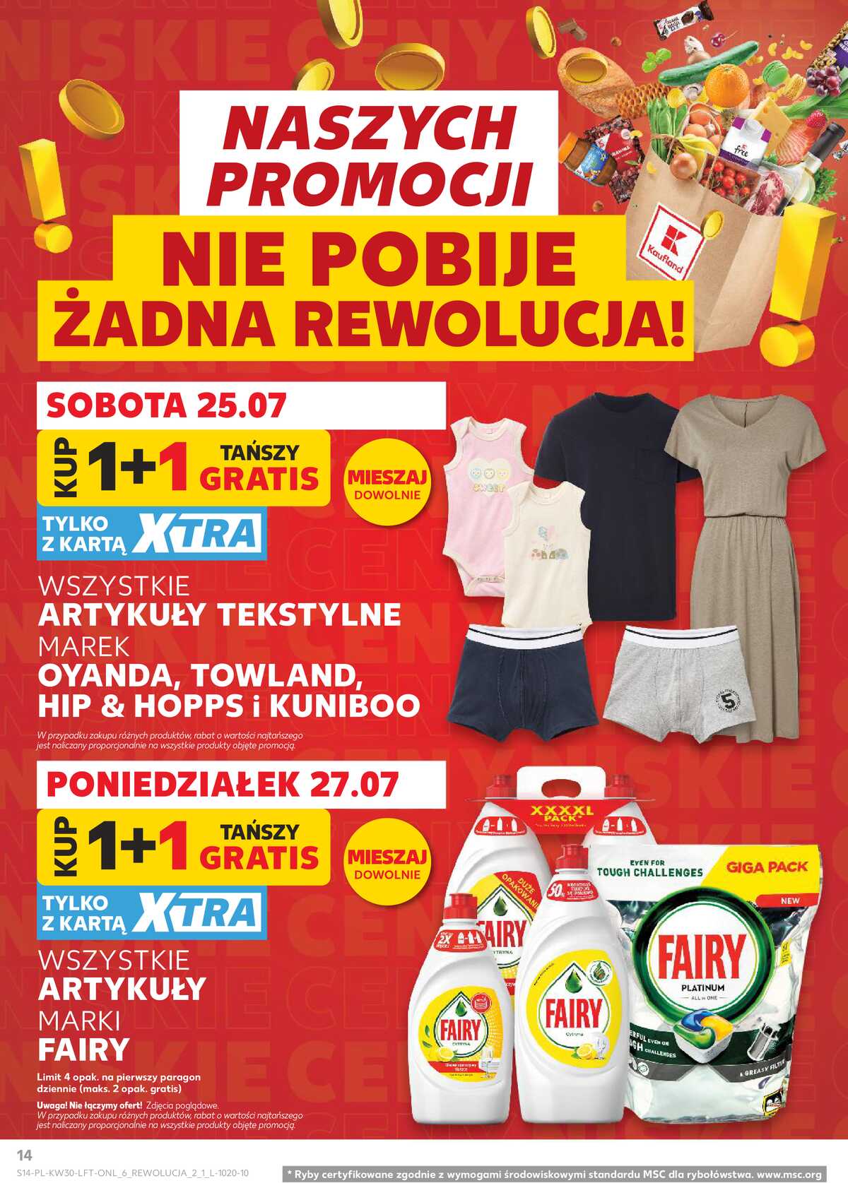 Leták Kaufland Polsko 23.7.-29.7.2026 - Týdenní zpravodaj strana 14