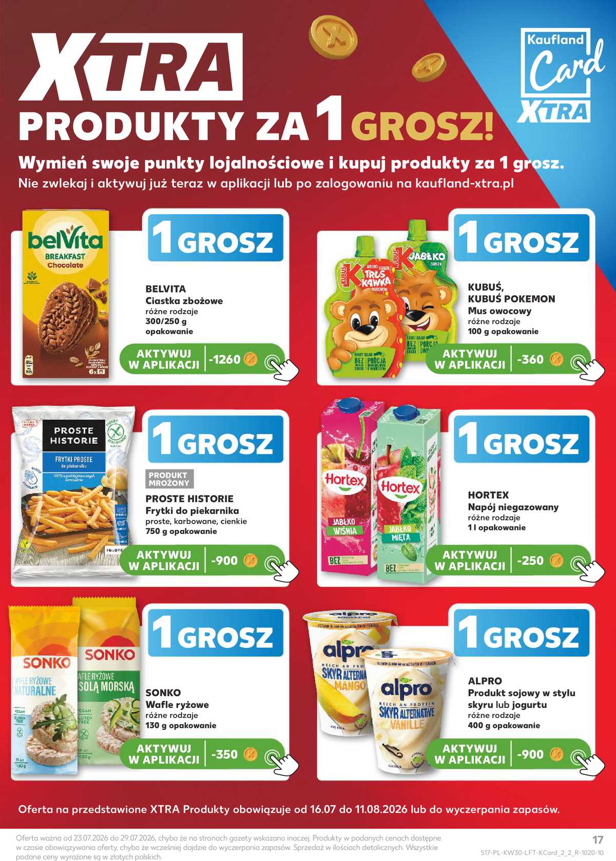 Leták Kaufland Polsko 23.7.-29.7.2026 - Týdenní zpravodaj strana 17