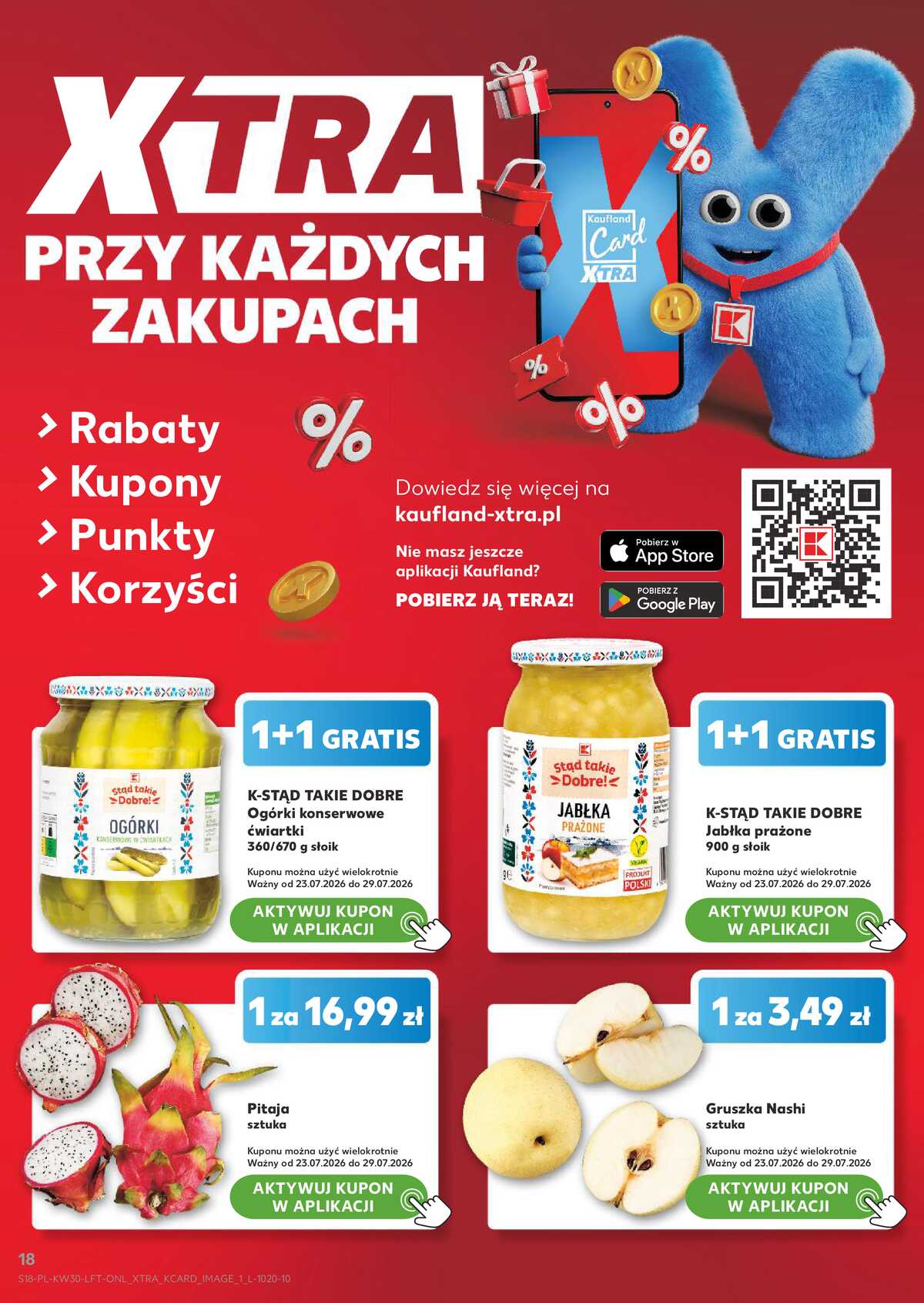 Leták Kaufland Polsko 23.7.-29.7.2026 - Týdenní zpravodaj strana 18