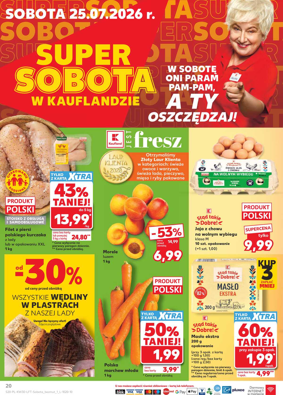 Leták Kaufland Polsko 23.7.-29.7.2026 - Týdenní zpravodaj strana 20