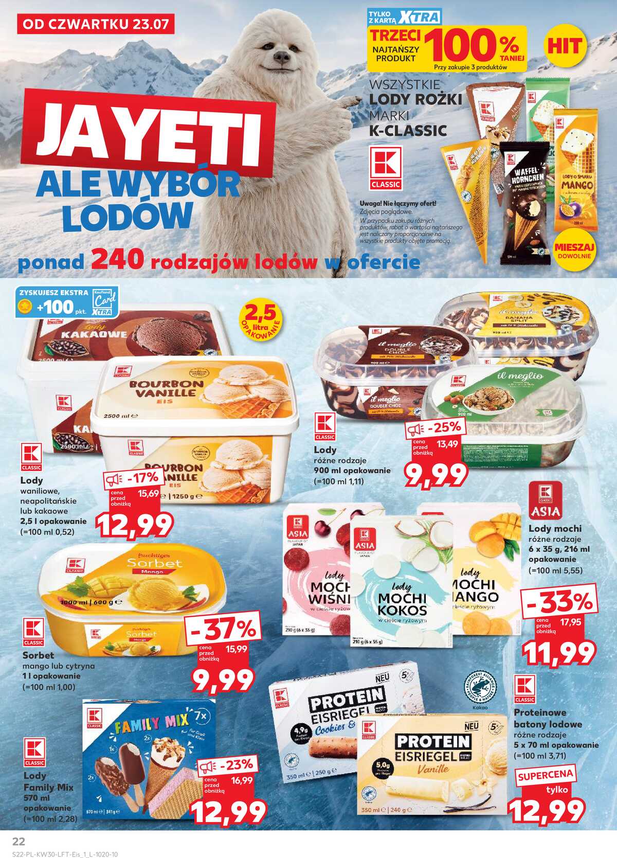 Leták Kaufland Polsko 23.7.-29.7.2026 - Týdenní zpravodaj strana 22