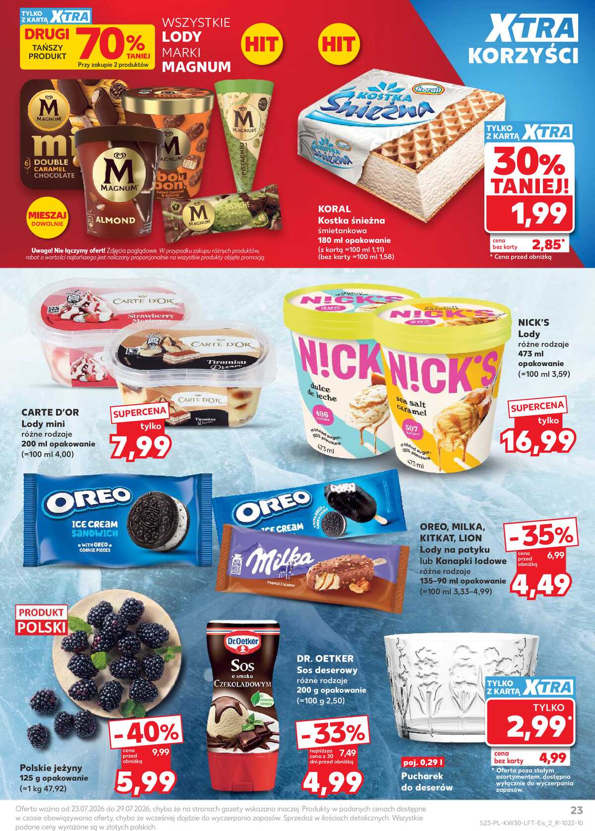 Leták Kaufland Polsko 23.7.-29.7.2026 - Týdenní zpravodaj strana 23