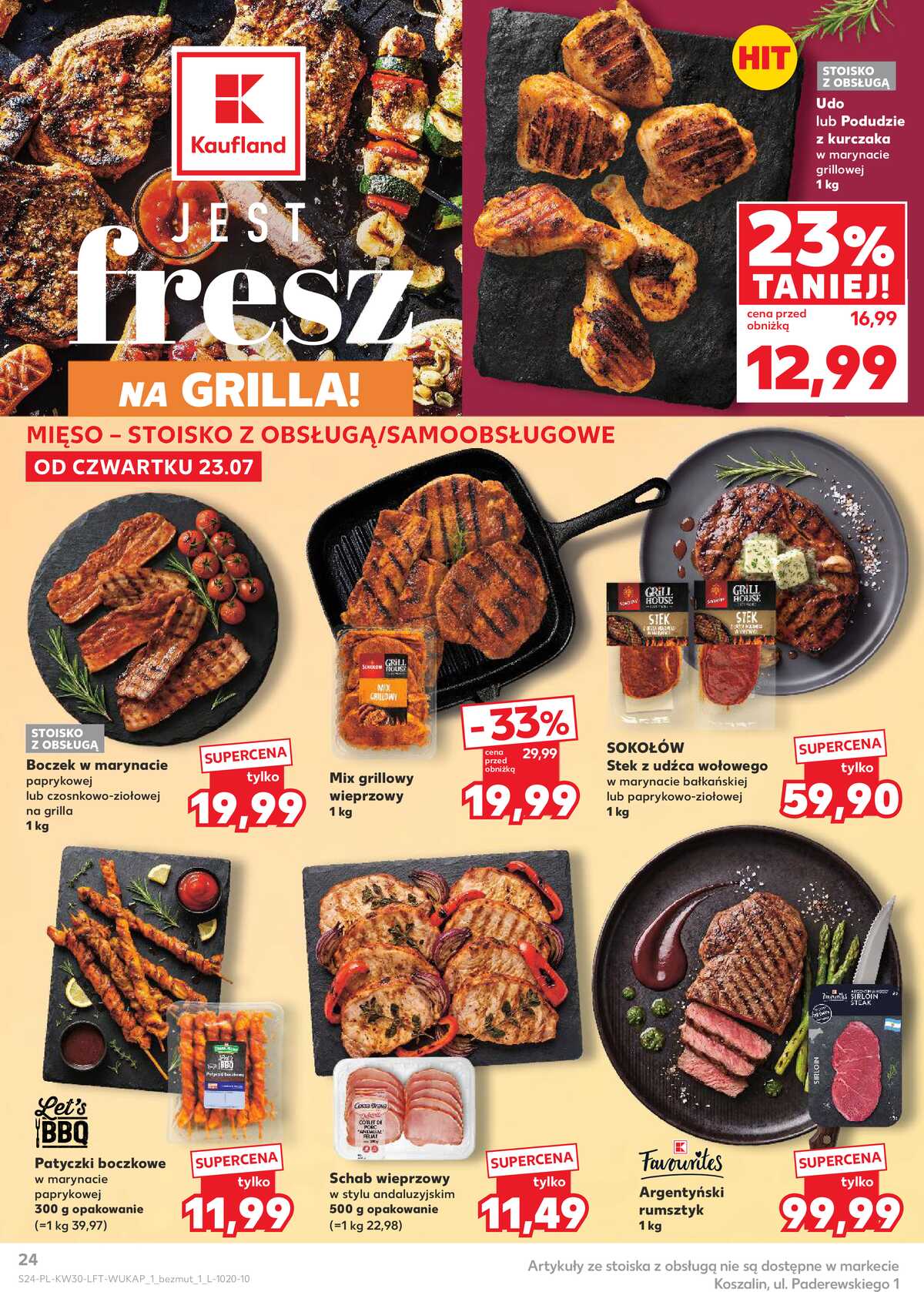 Leták Kaufland Polsko 23.7.-29.7.2026 - Týdenní zpravodaj strana 24