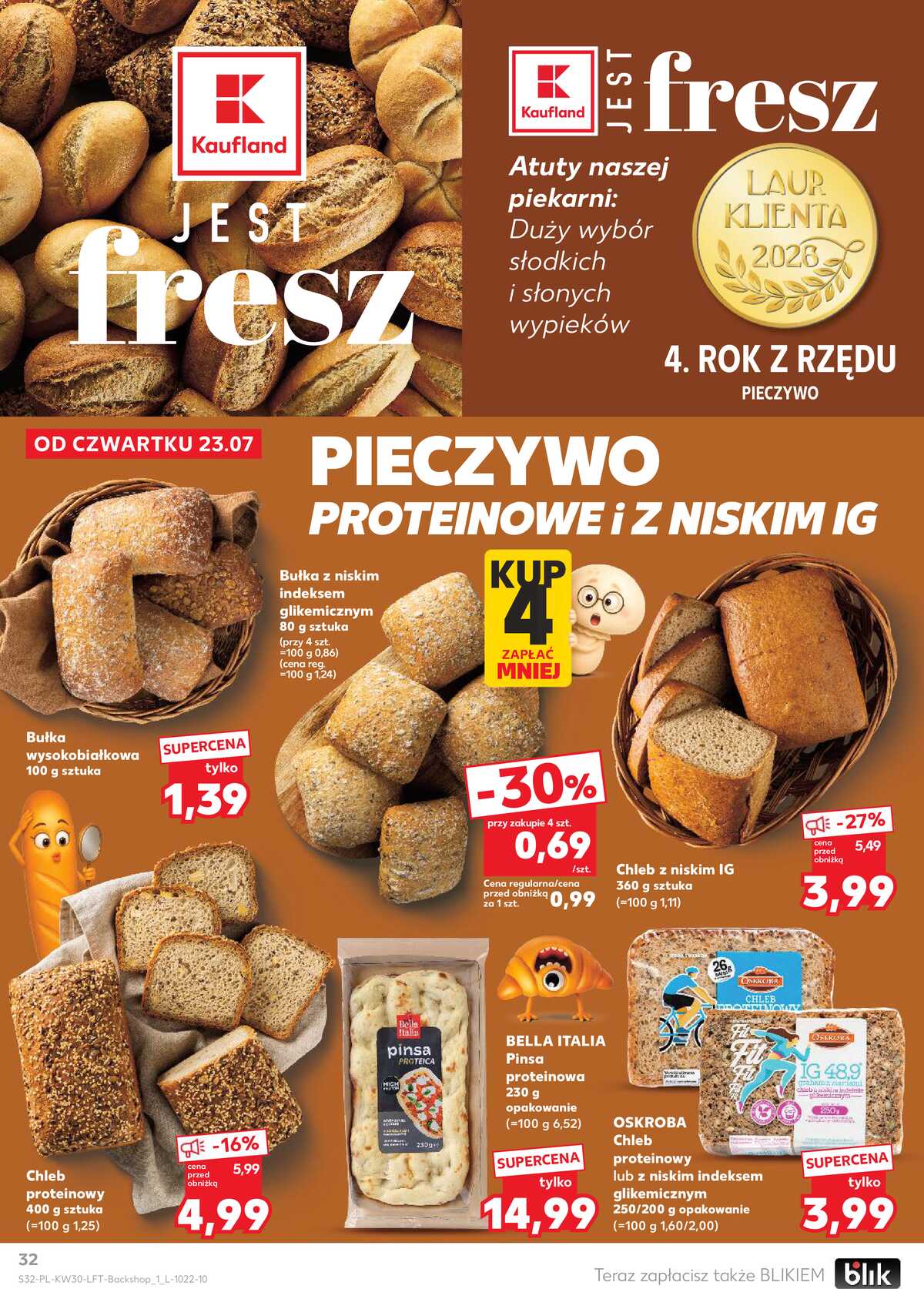 Leták Kaufland Polsko 23.7.-29.7.2026 - Týdenní zpravodaj strana 32