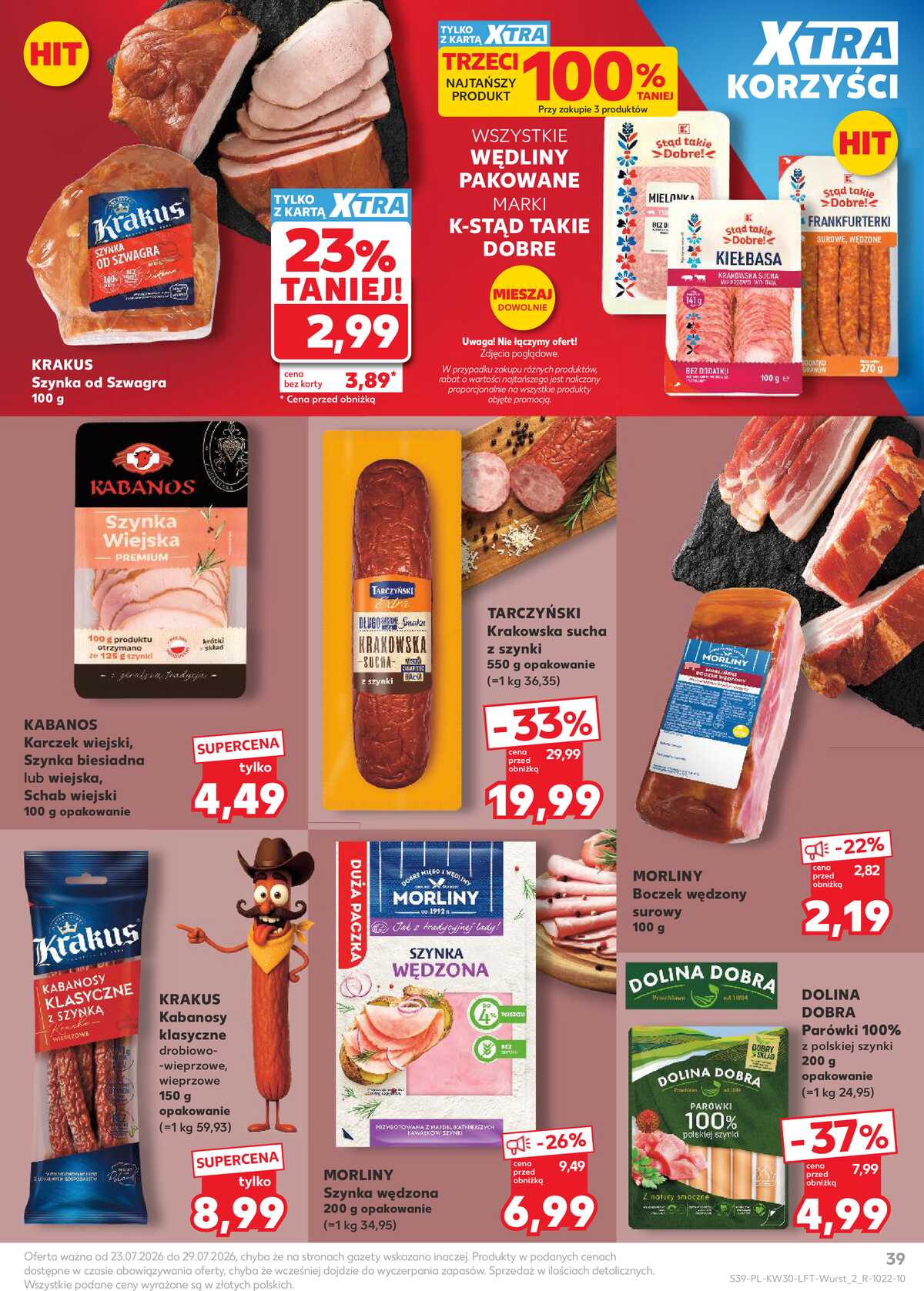 Leták Kaufland Polsko 23.7.-29.7.2026 - Týdenní zpravodaj strana 39