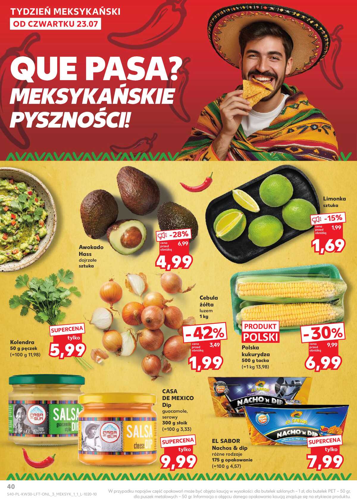 Leták Kaufland Polsko 23.7.-29.7.2026 - Týdenní zpravodaj strana 40