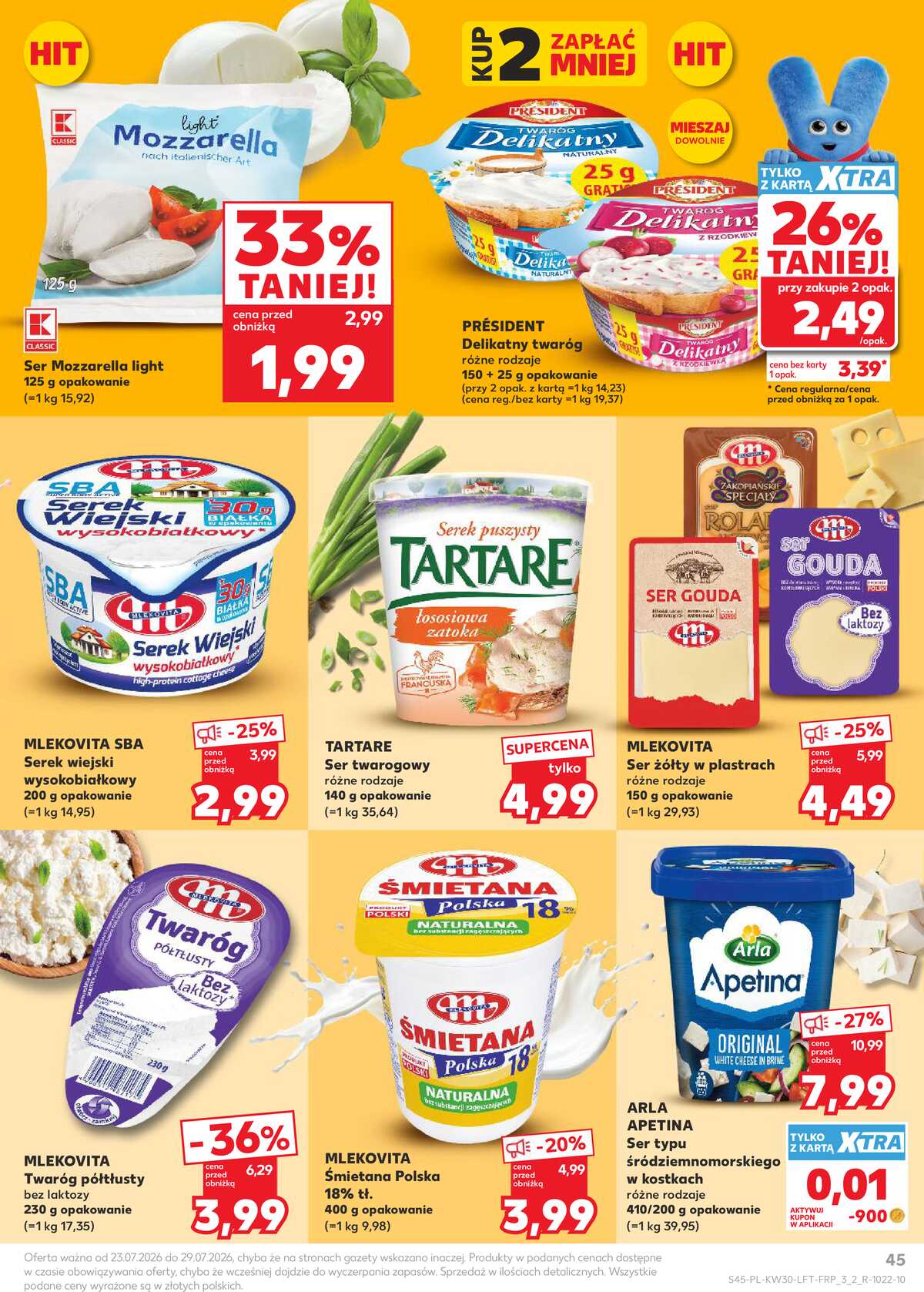 Leták Kaufland Polsko 23.7.-29.7.2026 - Týdenní zpravodaj strana 45